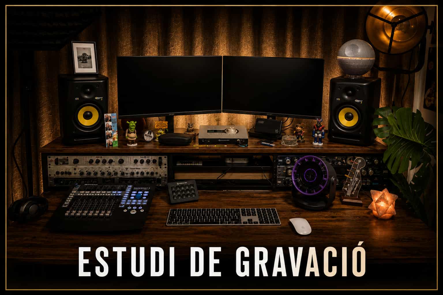 Estudi de gravació de Valentí Moya – equip de producció musical