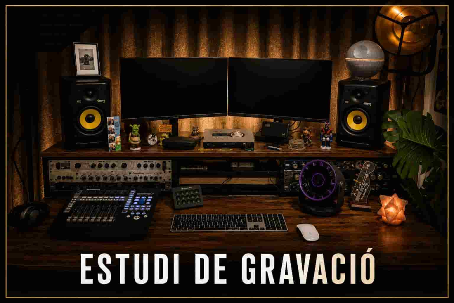 Estudi de gravació de Valentí Moya – equip de producció musical